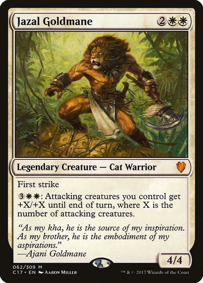 Jazal Goldmane 62/309 (Commander 2017)