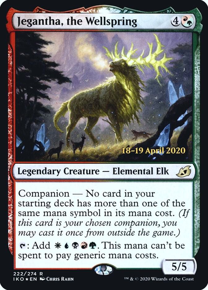 Jegantha the Wellspring 222s/137 (Prerelease Cards)  - Foil