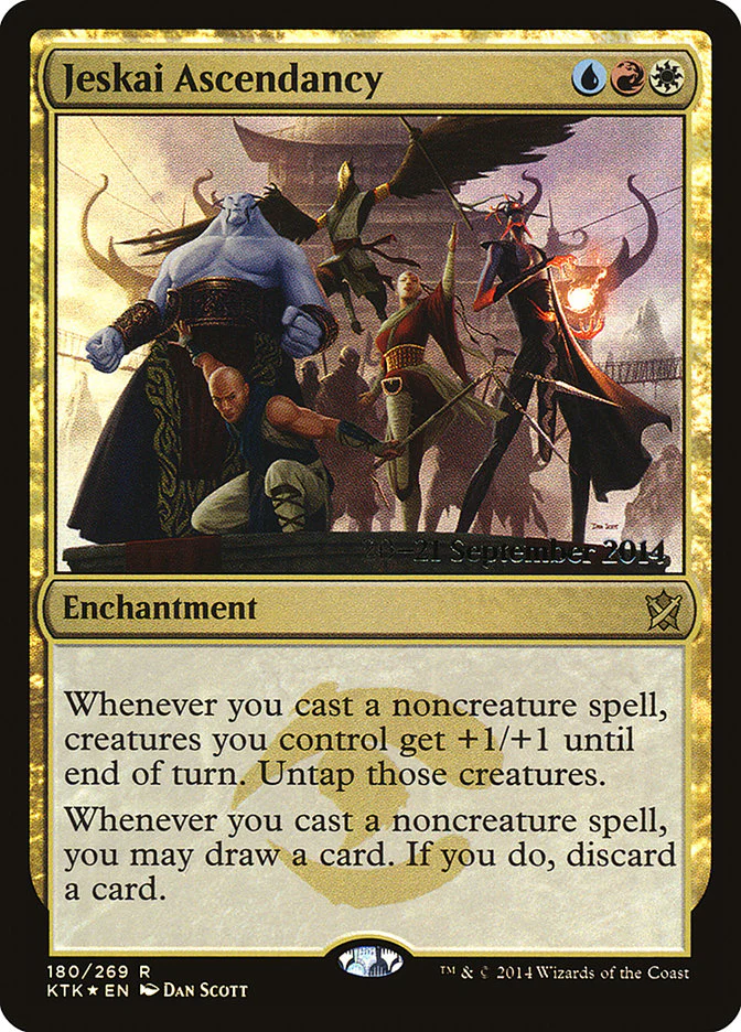 Jeskai Ascendancy 180 (Prerelease Cards)  - Foil