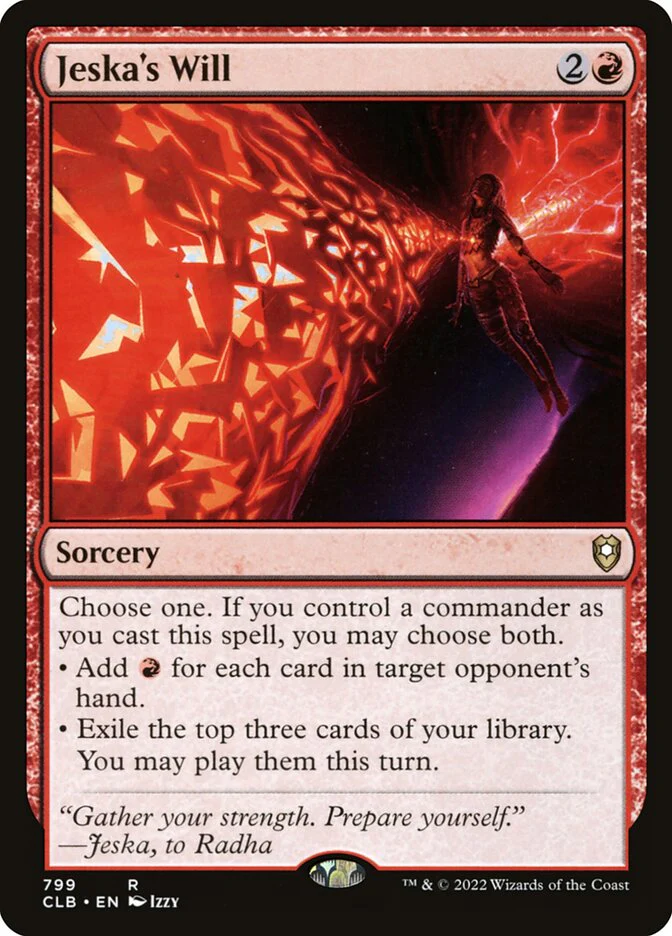 Jeska's Will 799/361 (Commander Legends: Battle for Baldur's Gate)