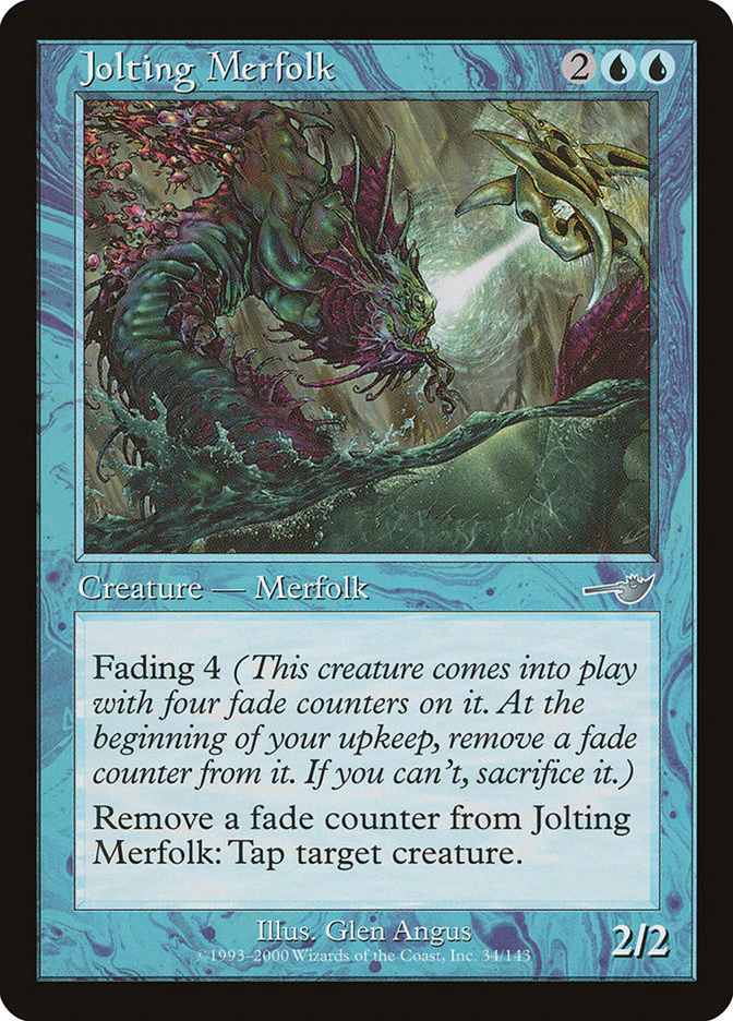 Jolting Merfolk 34 (Nemesis)  - Foil