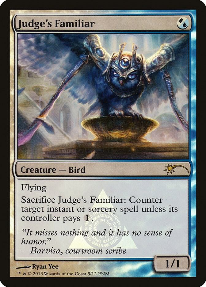 Judge's Familiar 5/12 (FNM Promos)  - Foil