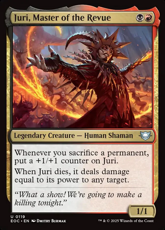 Juri, Master of the Revue 119/191 (Commander: Edge of Eternities)