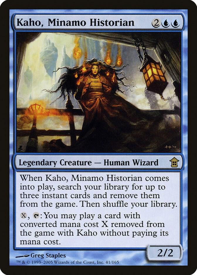 Kaho, Minamo Historian 41/165 (Saviors of Kamigawa)