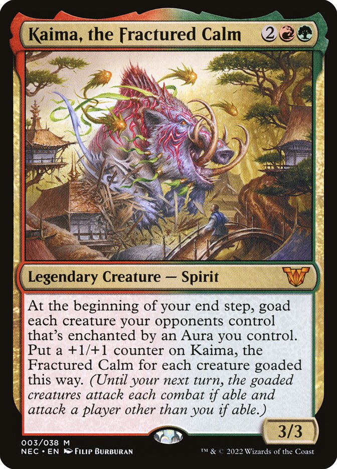 Kaima, the Fractured Calm 3/38 (Commander: Kamigawa: Neon Dynasty)