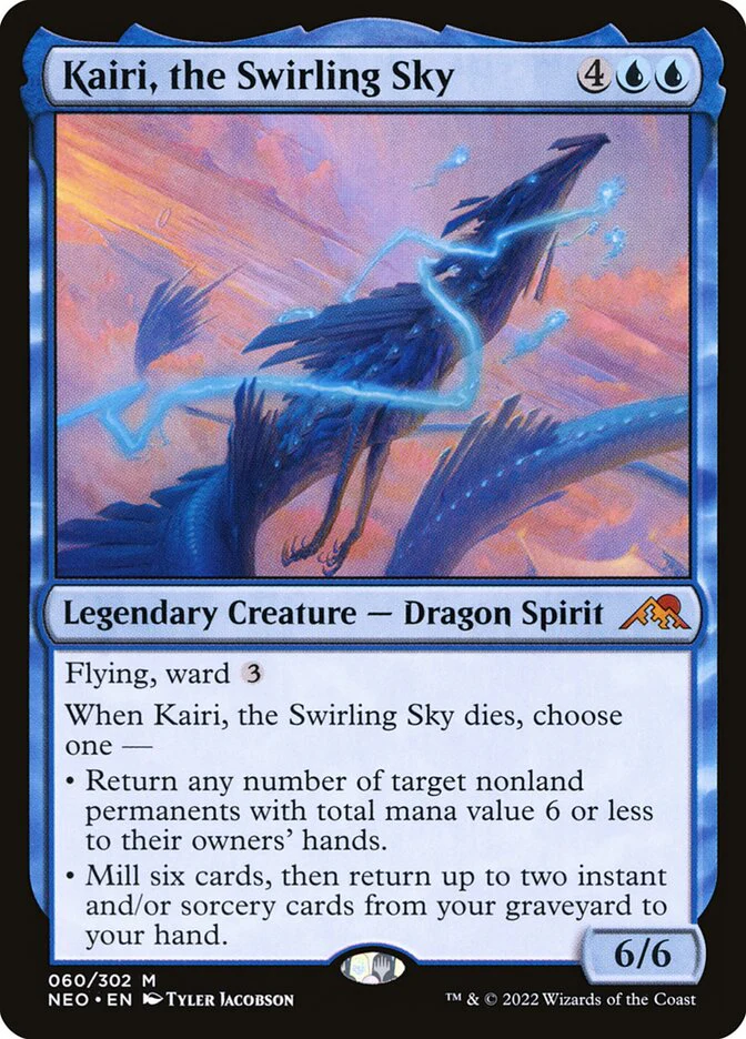 Kairi, the Swirling Sky 60/302 (Kamigawa: Neon Dynasty) - Foil