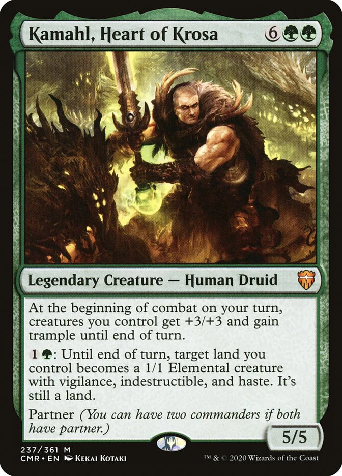 Kamahl, Heart of Krosa 237/361 (Commander Legends)  - Foil