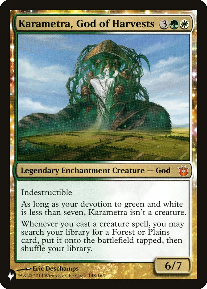 Karametra, God of Harvests BNG-148/5075 (The List Reprints)