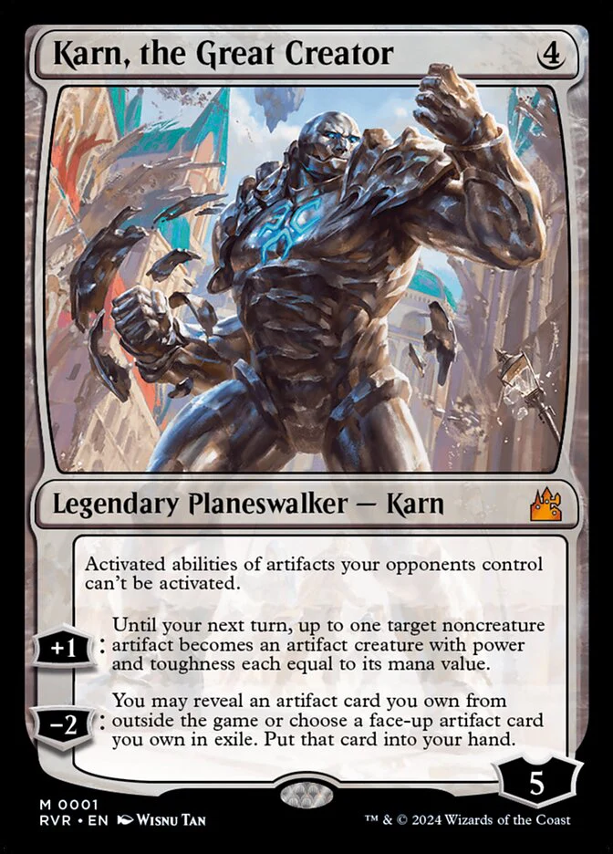 Karn, the Great Creator 1 (Ravnica Remastered) - Foil