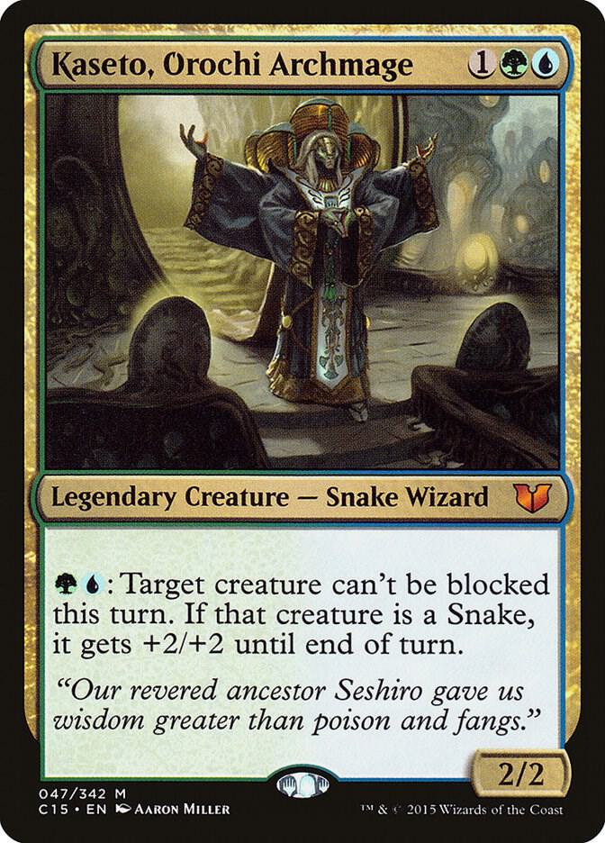 Kaseto, Orochi Archmage 47/342 (Commander 2015)