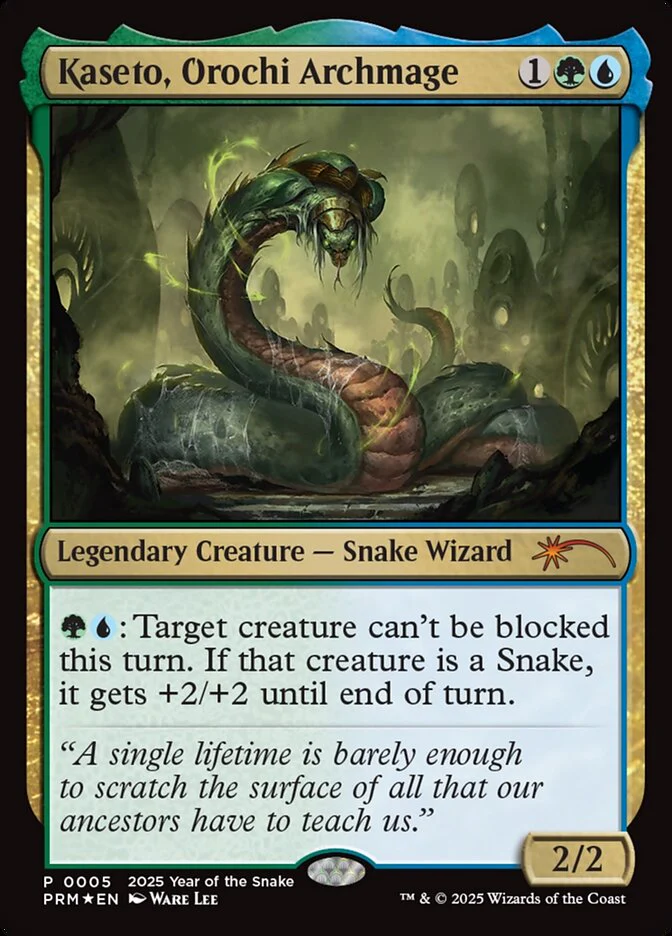Kaseto, Orochi Archmage 5/5 (Standard Showdown Promos) - Foil