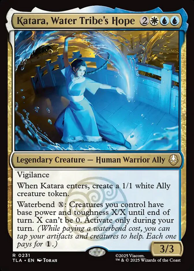 Katara, Water Tribe's Hope 231/286 (Avatar: The Last Airbender)  - Foil