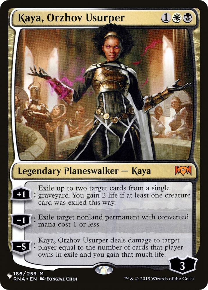 Kaya Orzhov Usurper RNA-186/5075 (The List Reprints)
