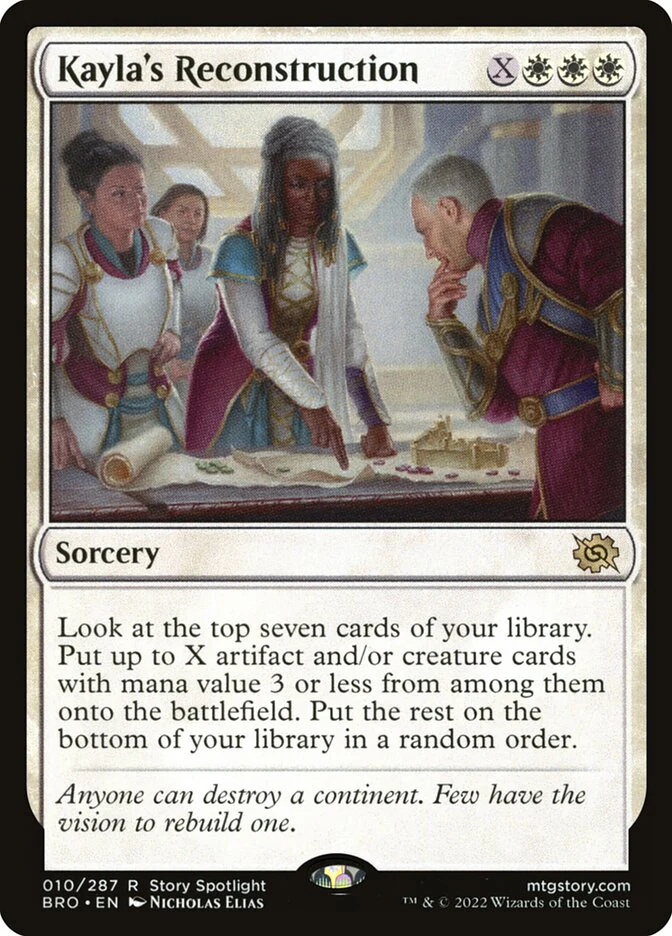 Kayla's Reconstruction 10/287 (The Brothers' War) - Foil