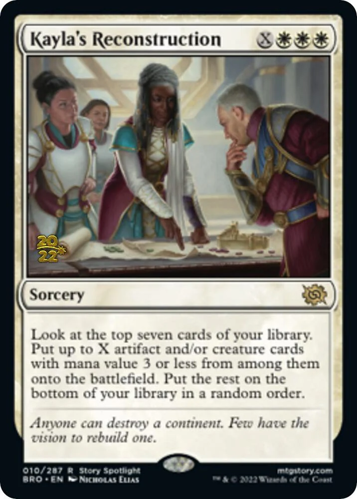 Kaylas Reconstruction 10s/169 (Prerelease Cards)  - Foil