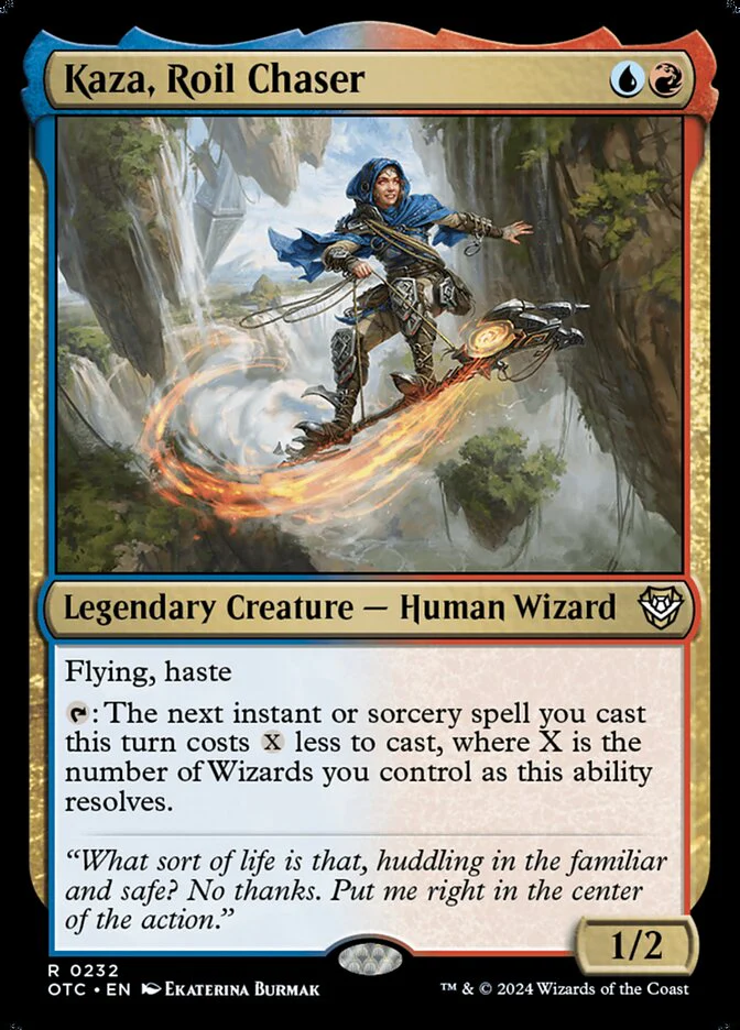 Kaza, Roil Chaser 232/342 (Commander: Outlaws of Thunder Junction)