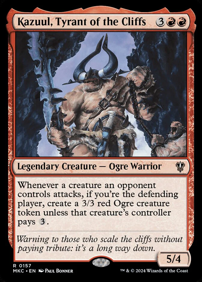 Kazuul, Tyrant of the Cliffs 157/311 (Commander: Murders at Karlov Manor)