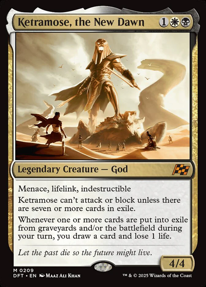 Ketramose, the New Dawn 209/291 (Aetherdrift)