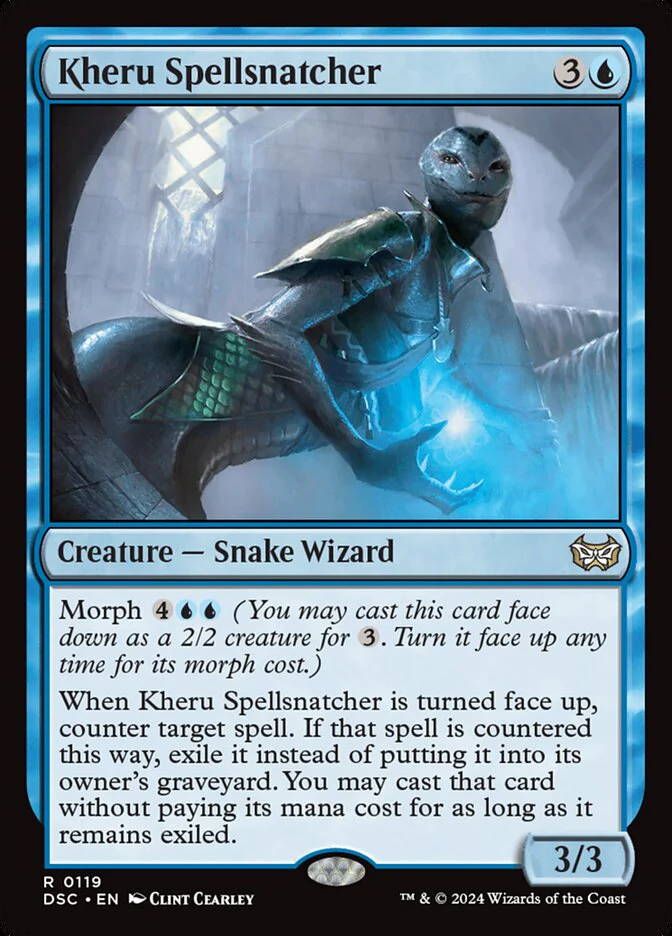 Kheru Spellsnatcher 119/40 (Commander: Duskmourn: House of Horror)