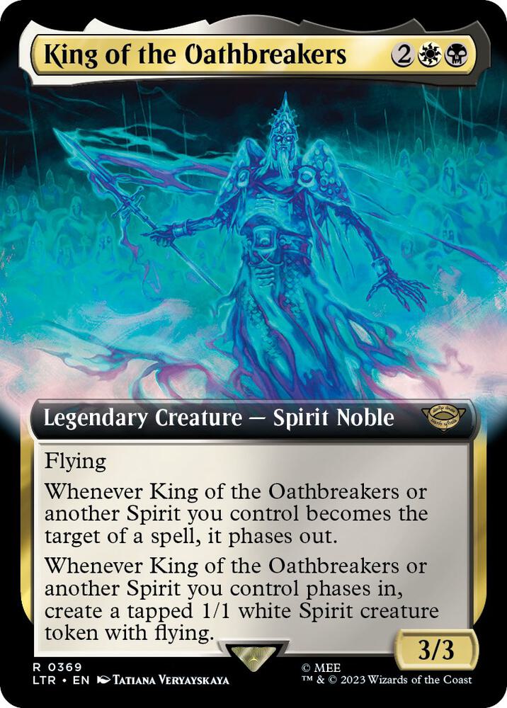 King of the Oathbreakers 369 (Universes Beyond: The Lord of the Rings: Tales of Middle-earth)  - Extended Art Foil