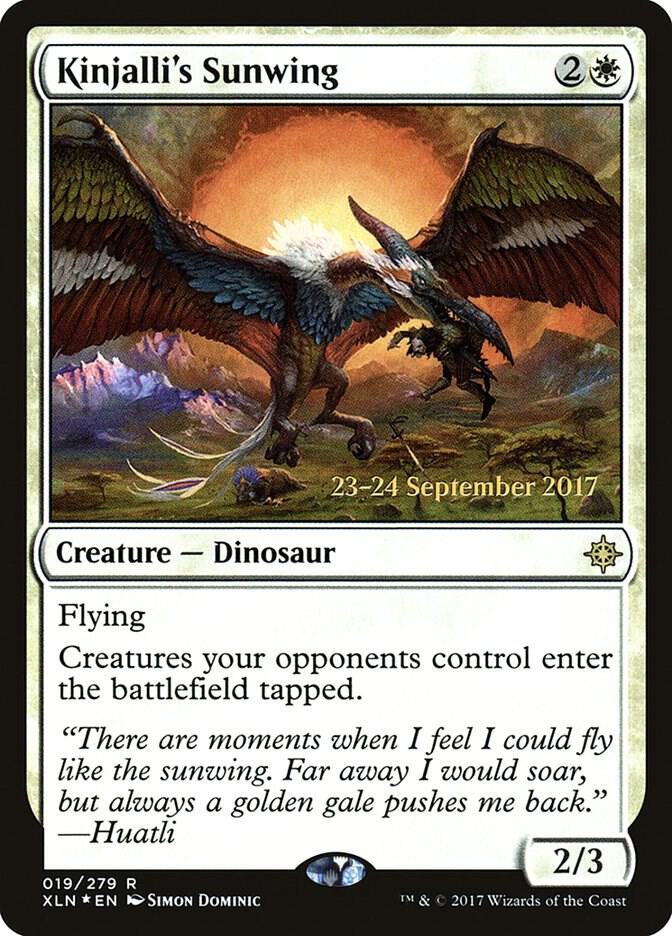 Kinjallis Sunwing 19s/120 (Prerelease Cards)  - Foil