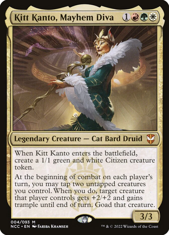 Kitt Kanto, Mayhem Diva 4/93 (Commander: Streets of New Capenna)  - Foil