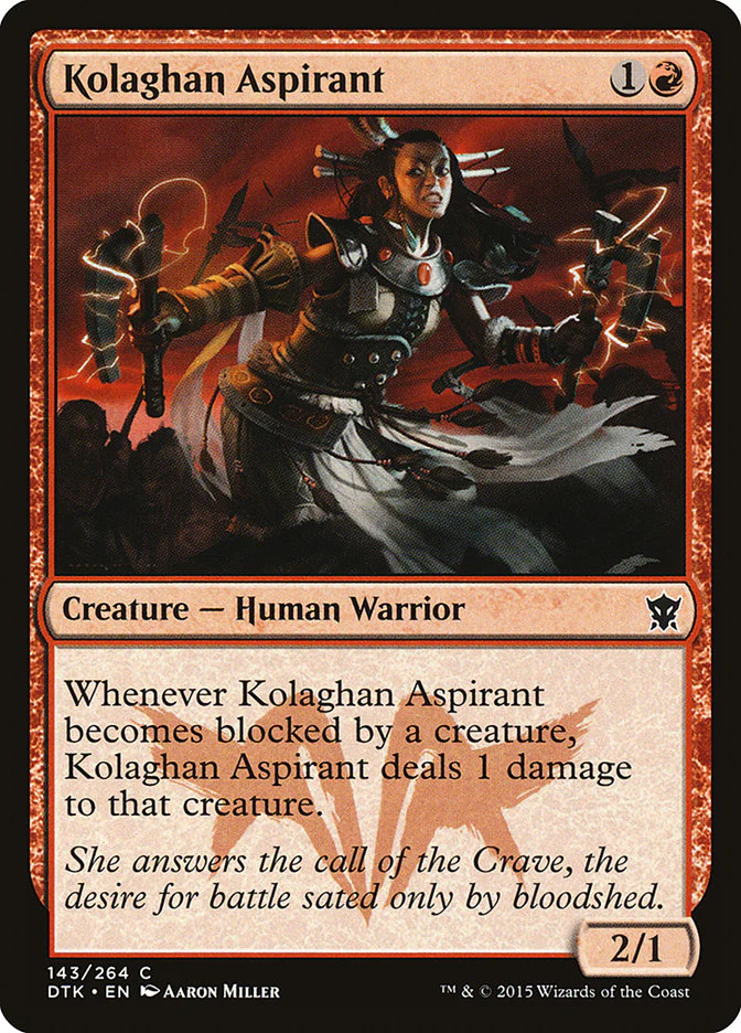 Kolaghan Aspirant 143/264 (Dragons of Tarkir) - Foil