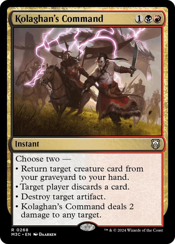 Kolaghan's Command 268/411 (Commander: Modern Horizons 3)