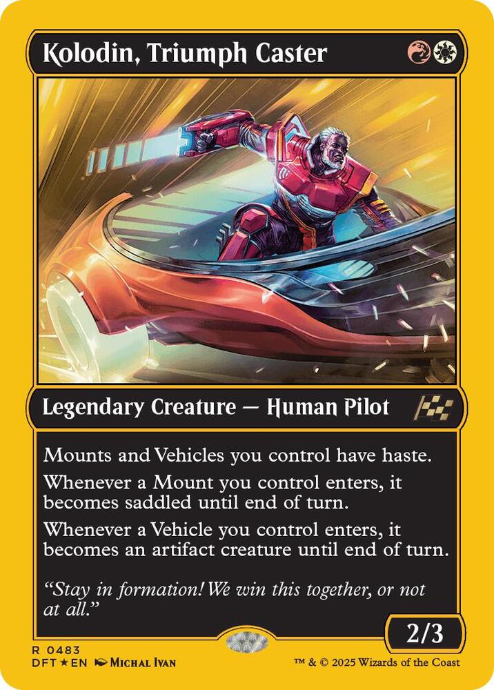 Kolodin, Triumph Caster 483/291 (Aetherdrift)  - First-Place Foil
