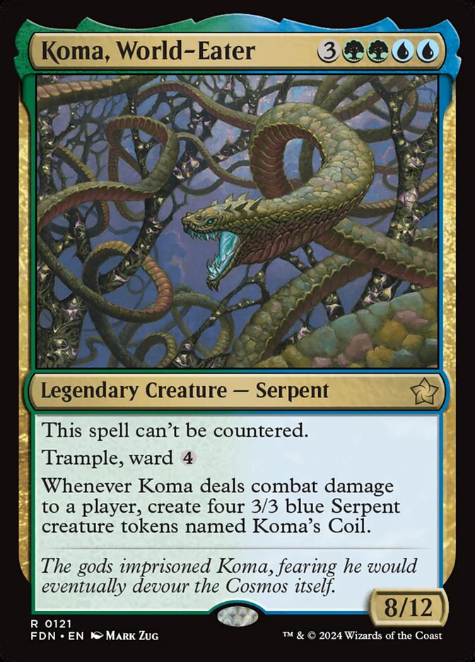 Koma, World-Eater 121/291 (Foundations)