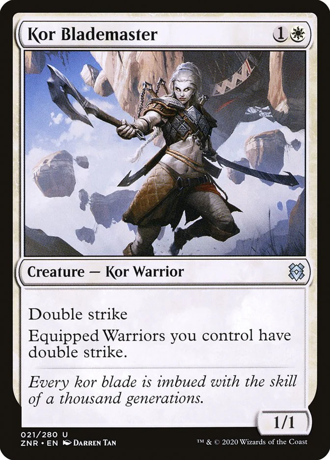 Kor Blademaster 21/280 (Zendikar Rising) - Foil