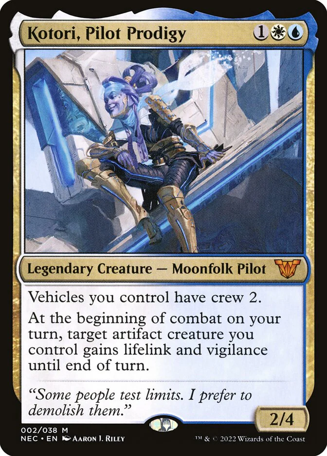 Kotori, Pilot Prodigy 2/38 (Commander: Kamigawa: Neon Dynasty) - Foil