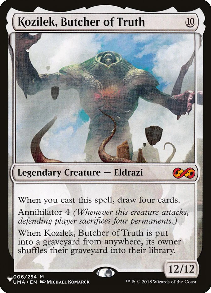 Kozilek, Butcher of Truth UMA-6/5075 (The List Reprints)