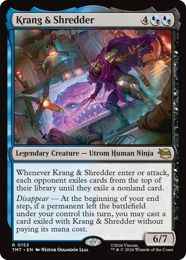 Krang and Shredder 153 (Teenage Mutant Ninja Turtles) - Foil