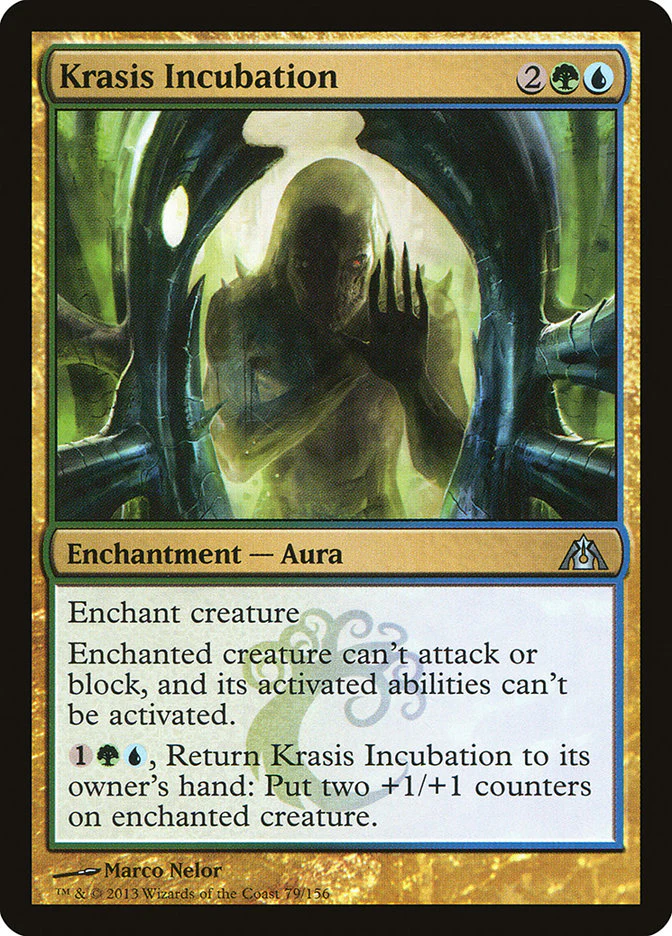 Krasis Incubation 79/156 (Dragon's Maze)  - Foil
