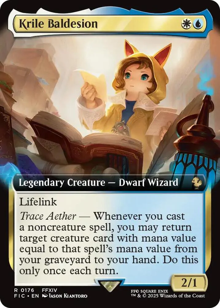 Krile Baldesion 176 (Commander: FINAL FANTASY) - Extended Art Foil