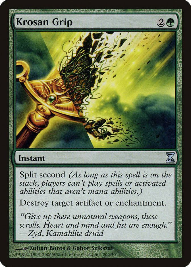 Krosan Grip 202/301 (Time Spiral) - Foil