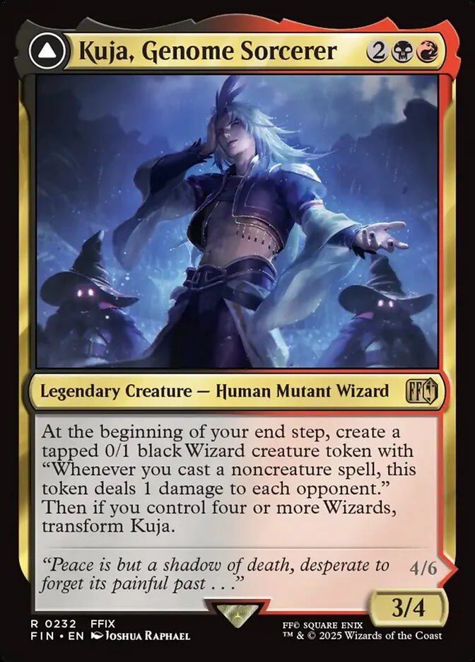 Kuja, Genome Sorcerer // Trance Kuja, Fate Defied 232/309 (FINAL FANTASY)  - Foil
