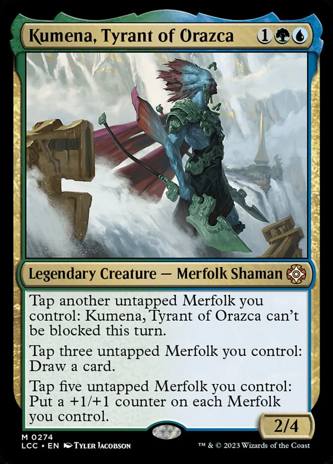 Kumena, Tyrant of Orazca 274/370 (Commander: The Lost Caverns of Ixalan)