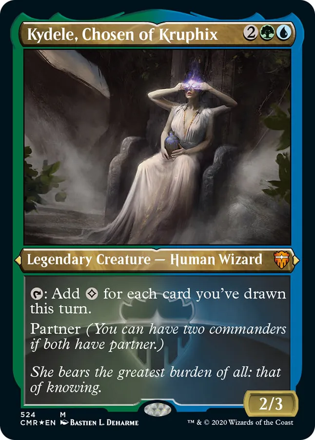Kydele, Chosen of Kruphix 524 (Commander Legends)  - Etched Foil