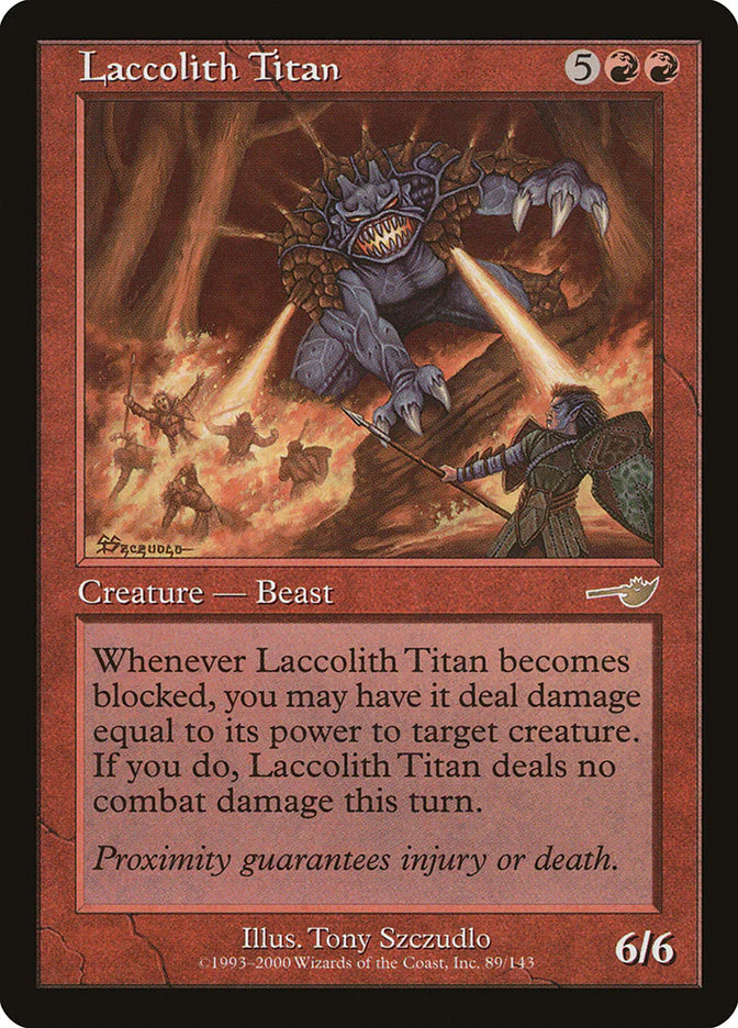 Laccolith Titan 89/143 (Nemesis)  - Foil