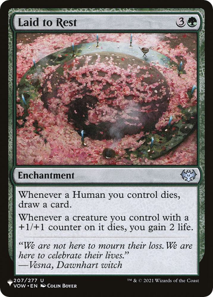 Laid to Rest VOW-207/5075 (The List Reprints)