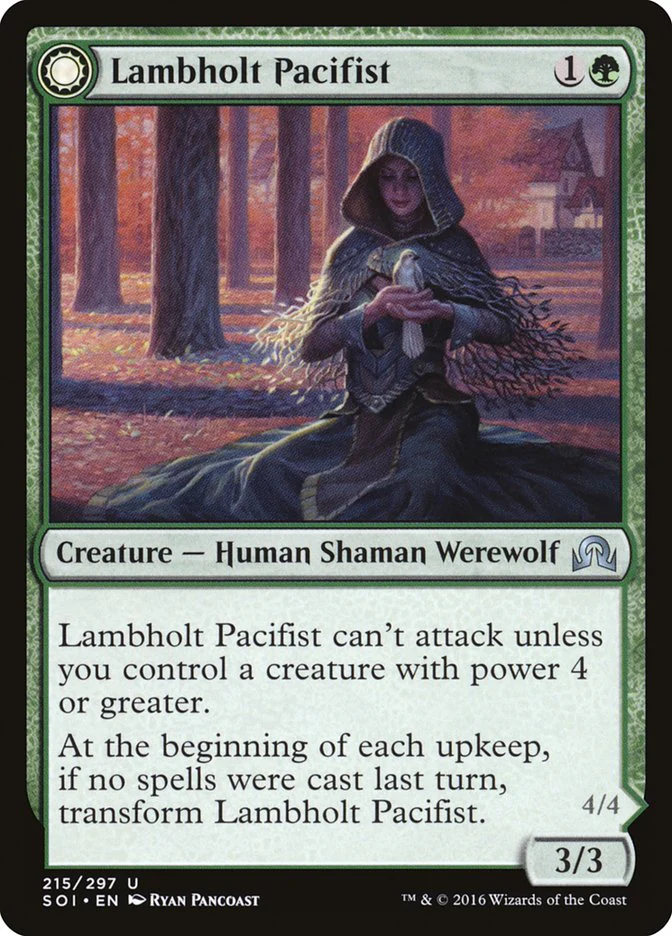 Lambholt Pacifist // Lambholt Butcher 215/297 (Shadows over Innistrad)