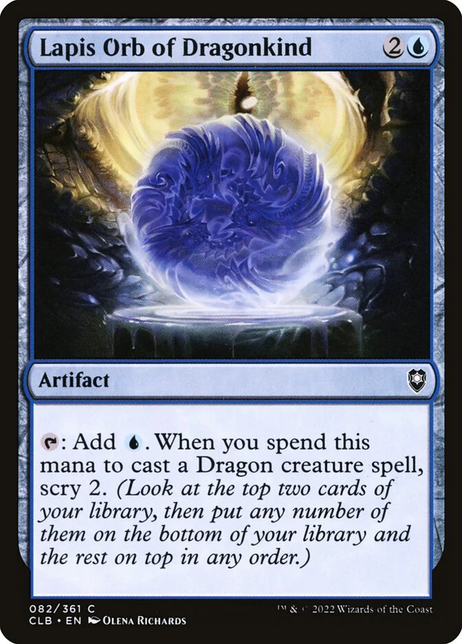 Lapis Orb of Dragonkind 82 (Commander Legends: Battle for Baldur's Gate)