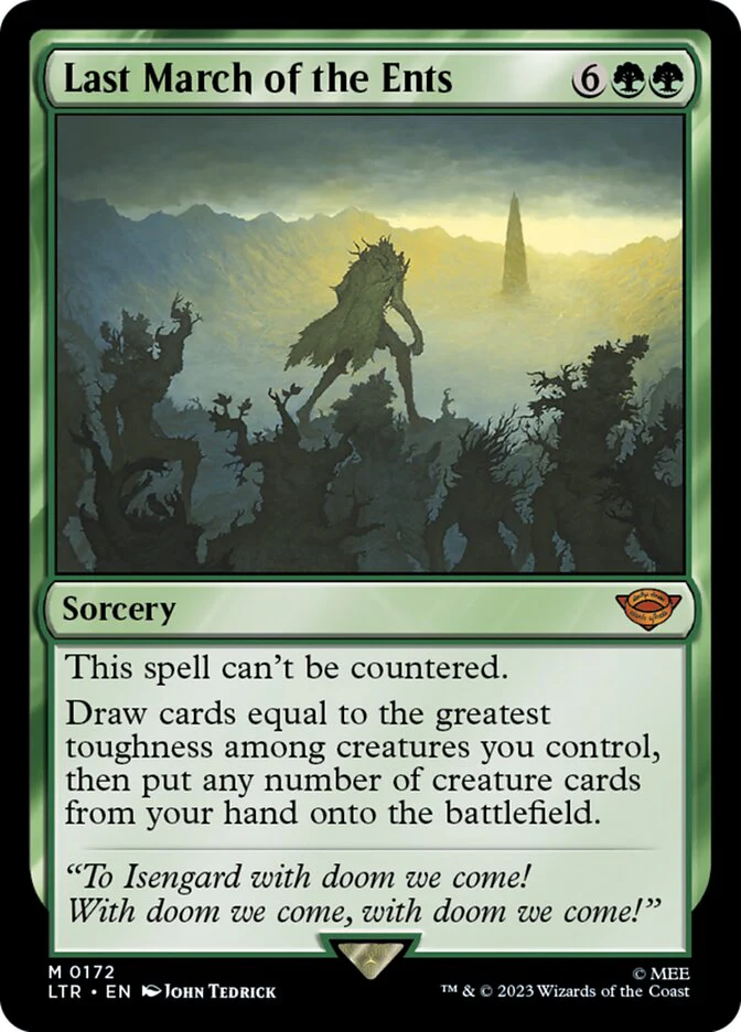 Last March of the Ents 172/281 (Universes Beyond: The Lord of the Rings: Tales of Middle-earth)