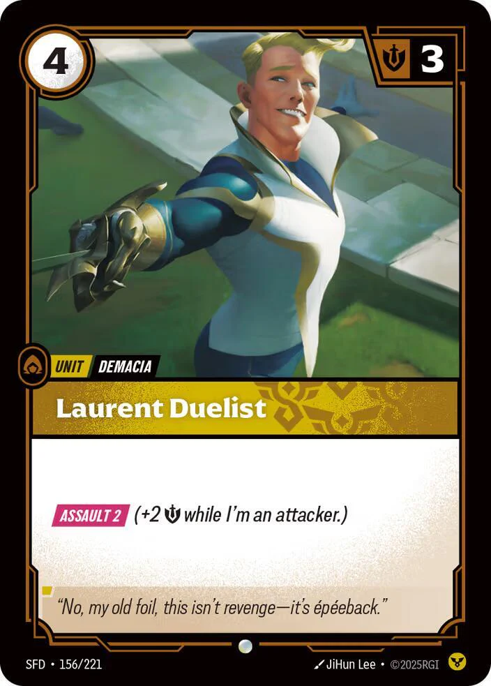 Laurent Duelist 156/221 (Spiritforged)