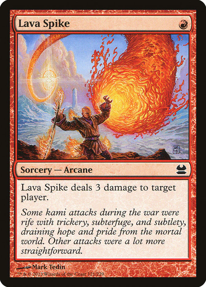 Lava Spike 121/229 (Modern Masters)
