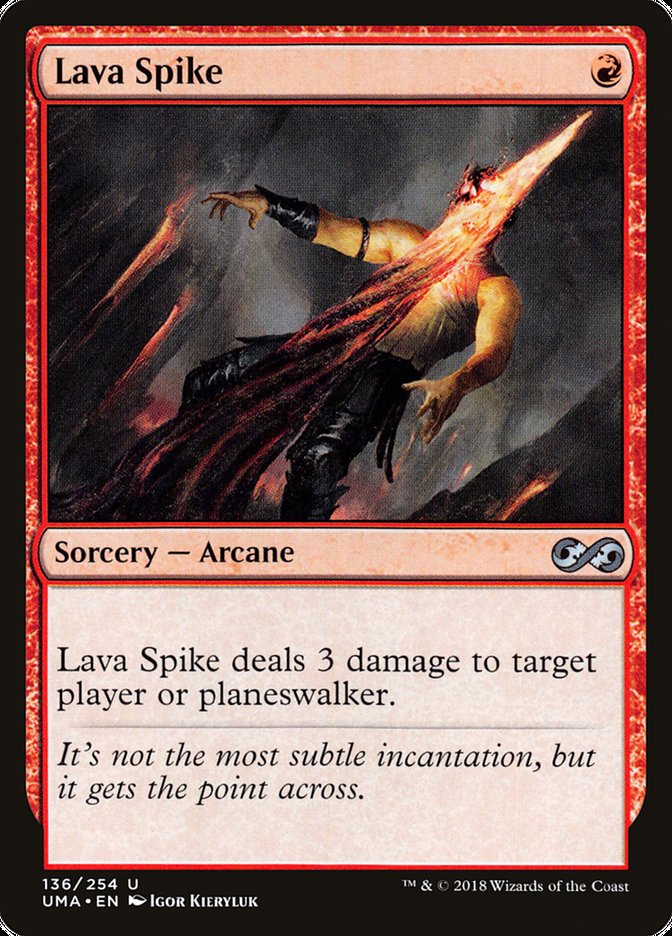 Lava Spike 136/254 (Ultimate Masters) - Foil