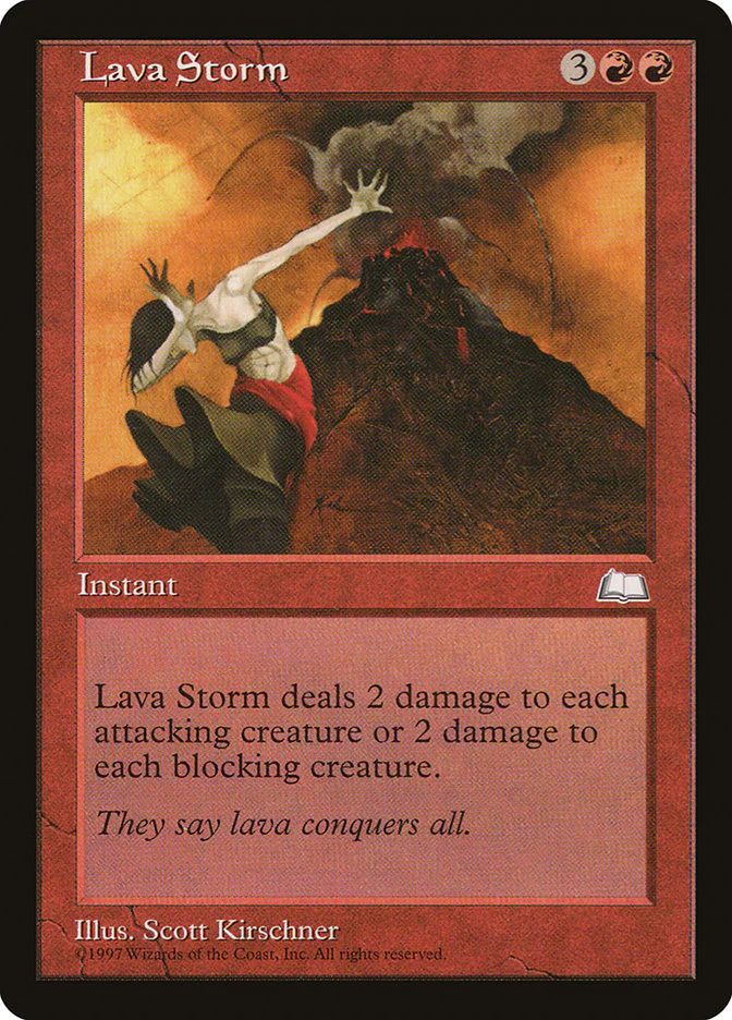 Lava Storm 110/167 (Weatherlight)