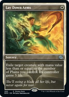 Lay Down Arms 380/287 (Promo Pack: The Brothers' War)  - Foil